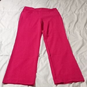 Roz & Ali Bold Pink Women's Trousers